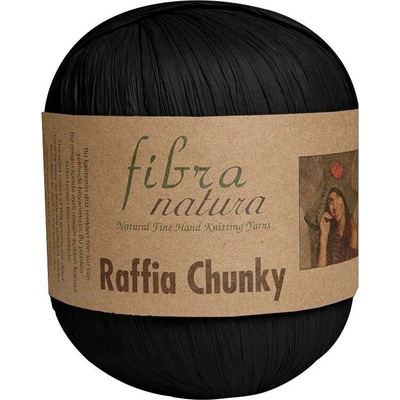 Fibra Natura Raffia Chunky 114-22 černá