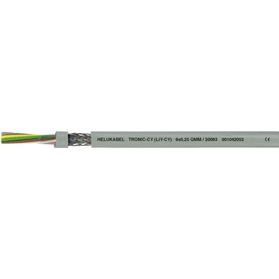 Helu 20029-500 datový LiYCY 2 x 0.25 mm² šedá 500 m