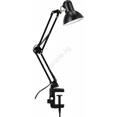 SmartLED Настолна лампа с щипка 1xE27/60W/230V черна (SD0091)