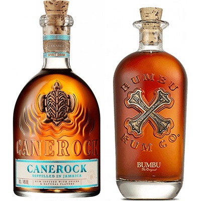 Canerock + Bumbu Rum 40% 2 x 0,7 l (set)