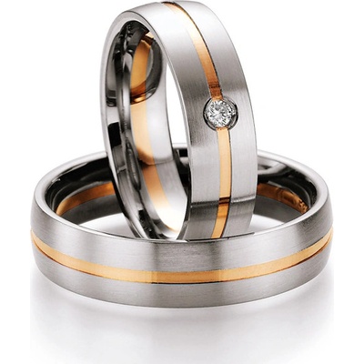 Snubní prsteny s diamantem SP712