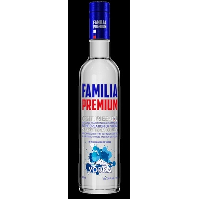 FAMILIA Premium Vodka 38% 0,5 l (čistá fľaša)