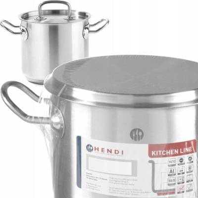 HENDI Hrnec vysoký s poklicí 21 l 320 mm Kitchen Line 837603