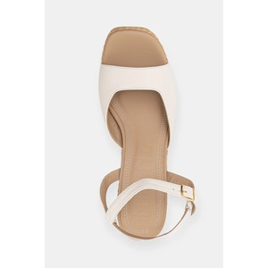 Souliers Martinez сандали със скосена пларформа кожени SUMMER