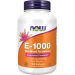 NOW Vitamin E-1000 Natural [100 Гел капсули]