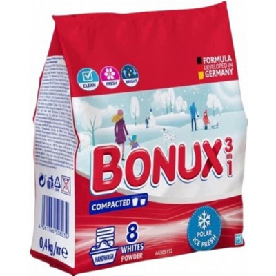 Bonux Ice Fresh Prací prášok na bielu bielizeň 390 g