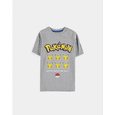 Difuzed Pokémon Pika Boys Short Sleeved Tshirt