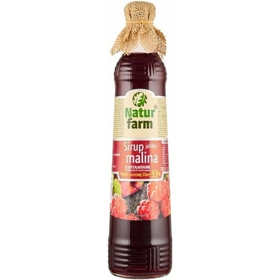 Natur Farm Sirup jablko malina s vitamínmi 0,7 l