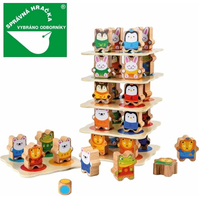 Lucy & Leo 284 Zvířecí věž dřevěná herní sada