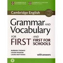 Grammar and Vocabulary for First and First for Schools Book with Answers and Audio