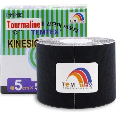 Temtex Tourmaline tejpovací páska černá 5cm x 5m