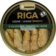 Sokra uzené šproty v olivovém oleji 120 g