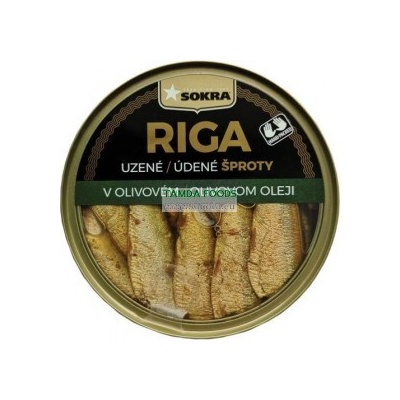 Sokra uzené šproty v olivovém oleji 120 g