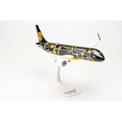 Herpa Airbus A320 214WL Eurowings Borussia Dortmund Colors Snap Fit 1:100