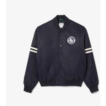 Lacoste Яке Lacoste Men's Water Repellent Varsity Jacket - Navy HDE