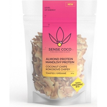 Sense Coco Kokosové chipsy Bio mandlový protein 40 g