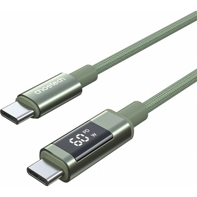 Choetech XCC-1068 PD 60W USB-C - USB-C 1,2m zelený