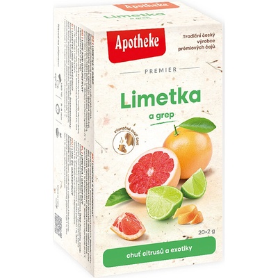 Apotheke Green Limetka a grep 20 x 2 g