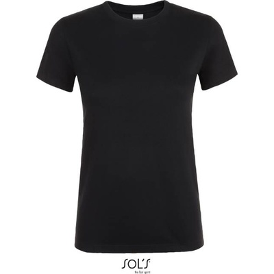 SOL'S REGENT / Дамска тениска с обло деколте - тъмночерна L (251825n1103)