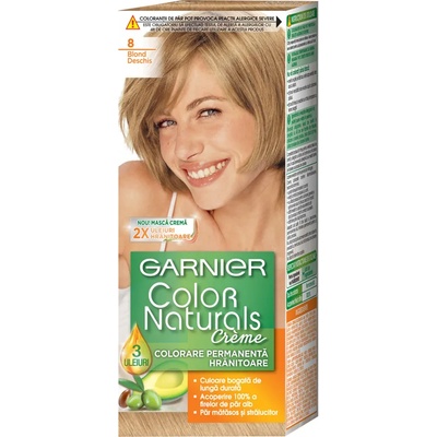 Garnier боя за коса, Color naturals, Номер 8, Естествено светло рус