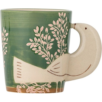 Bloomingville Зелена керамична чаша за капучино 260 ml Hezha - Bloomingville (82072668)