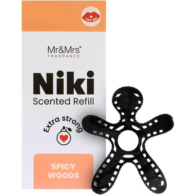 Mr&Mrs Fragrance Niki Spicy Woods пълнител за автомобилни ароматизатори