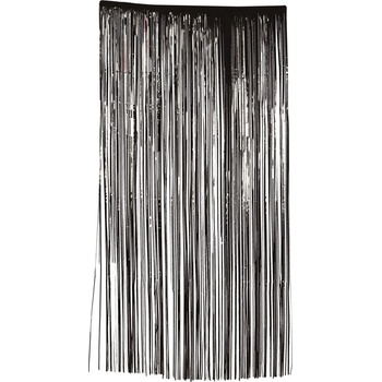 Image 1 of Fiestas Guirca Завеса за парти, черна, 100x200 см