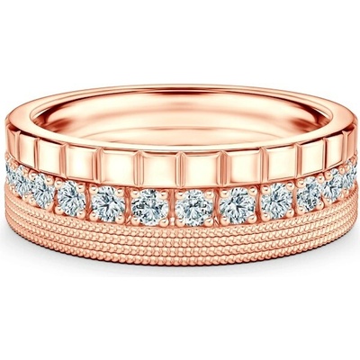 Savicki Sada prsteňov Symphony zlato laboratórne diamanty ZST SAVNo 522R 500LAB R 521R
