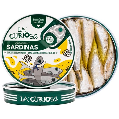 La Curiosa Sardinky v lanýžovém olivovém oleji 110 g