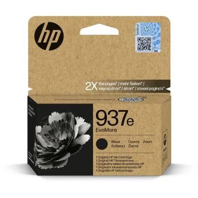 HP 937e EvoMore черна мастилена касета 2500 страници (4S6W9NE#CE1) (4S6W9NE#CE1)