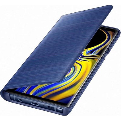 Samsung LED View Cover EF-NN960PLEGWW - оригинален кожен калъф през който виждате информация от дисплея за Samsung Galaxy Note 9 (син)