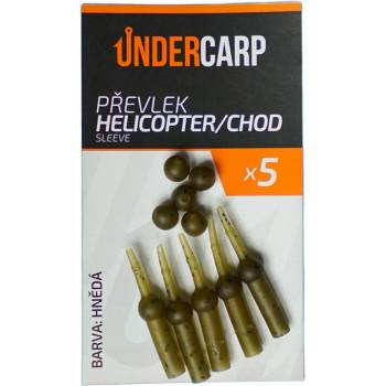 UnderCarp prevlek Helicopter/Chod Sleeve Hnedá 5 ks
