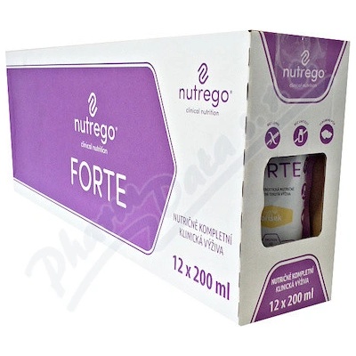 Nutrego Forte oriešok 12 x 200 ml