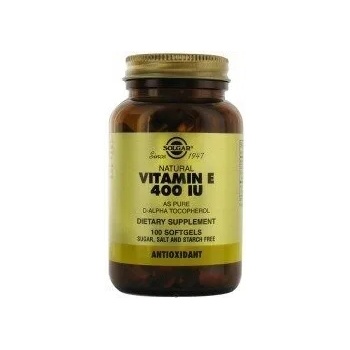 Image 1 of Solgar Хранителна добавка Витамин Е 268 мг , Solgar Vitamin E 400IU (268mg) 100softgels