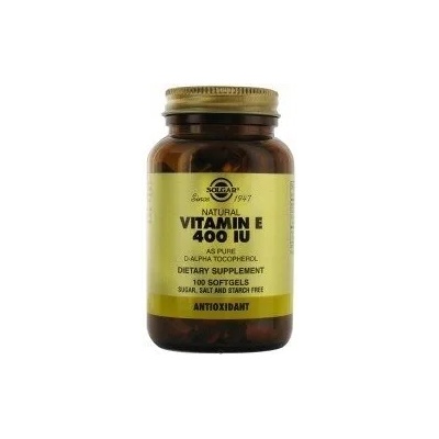 Solgar Хранителна добавка Витамин Е 268 мг , Solgar Vitamin E 400IU (268mg) 100softgels
