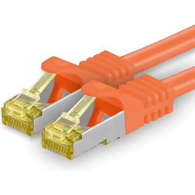 1aTTack. de Cat. 7 network cable 25m orange 1 piece Cat7 Ethernet cable network LAN cable raw cable 10 Gb s SFTP PIMF LSZH set patch cable with Rj 45 plug Cat. 6a - 4251073615141