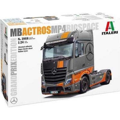 Italeri Model Kit truck 3968 Mercedes-Benz Actros MP4 Space Grand Prix Edition 1:24
