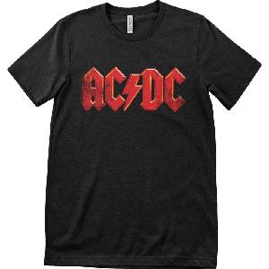 AC/DC Distressed Logo Black S Риза (PS-1-ACDC013-H86-3-BK-S)