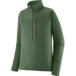 Patagonia Мъжки поларен пуловер Patagonia R1 Ultralight 1/2-Zip Fleece jumper - Canopy Green - размер XS (005-7767-0211)