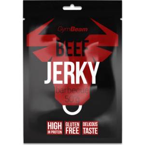 GymBeam Сушено месо Beef Jerky 50 g барбекю