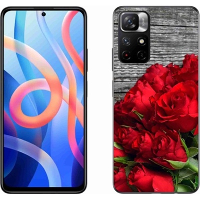 mmCase Gelové Xiaomi Redmi Note 11S 5G - červené růže