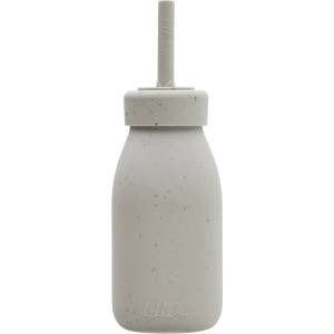 KikkaBoo Силиконово шише със сламка KikkaBoo Platinum Silicone - Sand, 200 ml (31302050020) - ozone