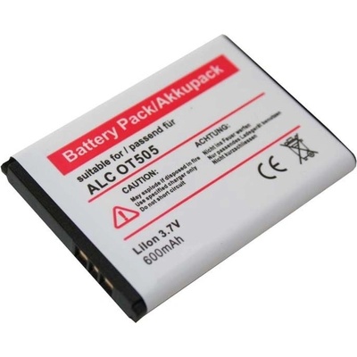 VHBW Батерия за Alcatel OT-280 / OT-363 / OT-505 / OT-708, 600 mAh (800102670)