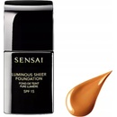 Sensai Luminous Sheer tekutý rozjasňující make-up SPF15 odstín LS204.5 Warm Beige 30 ml