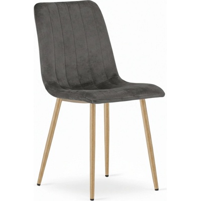 Textilomanie Lava Graphite gray Tmavě šedá sametová