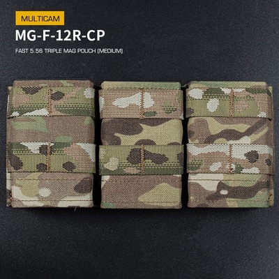 Wosport Fast type Triple molle na 5.56 zásobníky M4/M16, střední MC