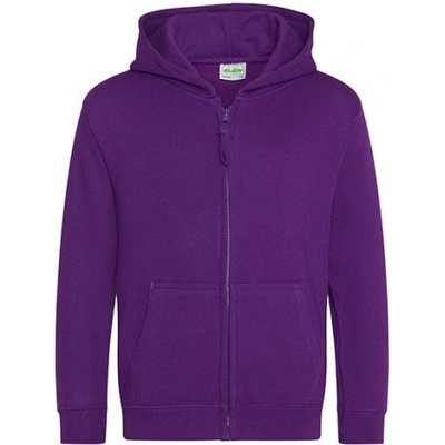 Just Hoods Detská mikina na zips JH050J Purple