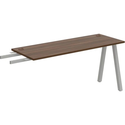 OFFICE PRO s.r.o. HOBIS prídavný stôl do uhla - UE A 1600 RU, hĺbka 60 cm, orech