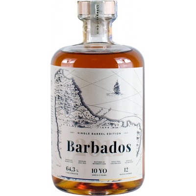 1667 Single Barrel Barbados 2012 64,3% 0,7 l (holá láhev)