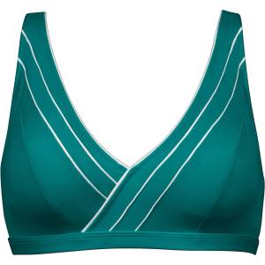 Lidea Дамско бикини горнище Lidea Women's Sports Club Long Line Bikini Top - Teal / White - размер 42 (150-6308-0120)